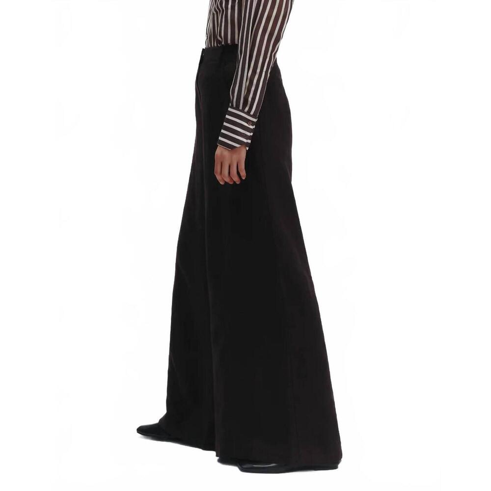 NEW TWP dees trouser in dark chocolate - Picture 2 of 6